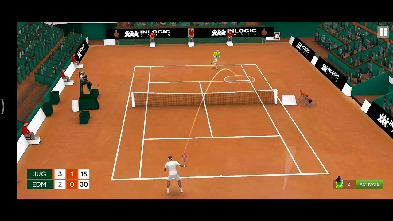 Jug -top the power match tenis play Game 