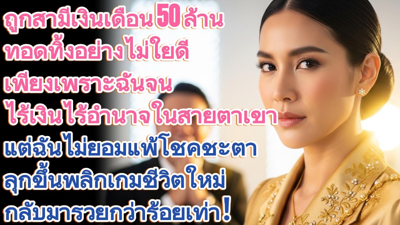 ถูกสามีเงินเดือน 50 ล้านทิ้งเพราะจน แต่ฉันพลิกเกมกลับมารวยกว่าร้อยเท่า! 💰🔥
