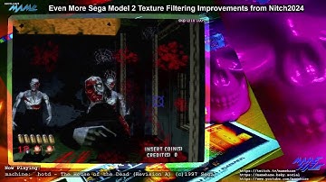 Even More Sega Model 2 Texture Filtering Improvements in MAME from Nitch2024
