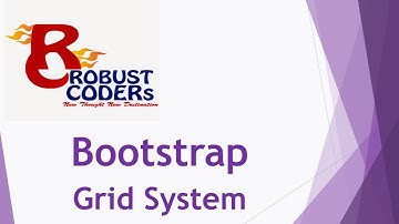 Bootstrap3 tutorial in hindi part-3| Grid System|How To Create Grid System Example |Robust Coders