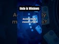 Undo in Windows #shortcuts shortcut