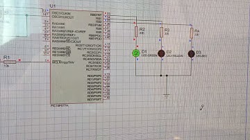 semáforo con ccs compiler y proteus ( PRÁCTICA).