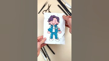 Make Paper Craft Trick with Seong Gi-hun by Squid Game 🧩#squidgame #trick  #squidgame2 #papercraft