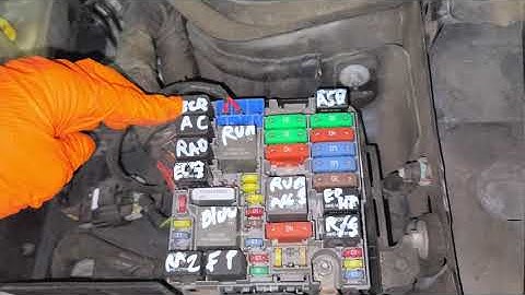 2013 Dodge Dart Fuse Box Locations & Relay Identification