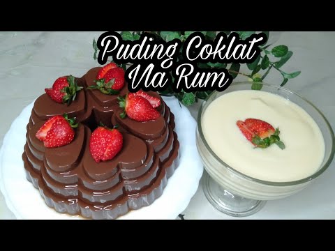 Resep Puding Coklat Vla Rhum