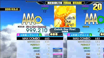 [DDR A(LQ)] Catch Our Fire! [Single-EXPERT] 999,210 PFC by DDR-KOJI