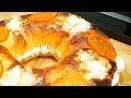 Roscón relleno de nata🥯 | Roscón de Reyes👑