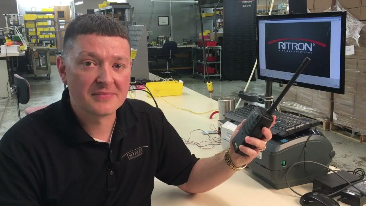 Field Programming Ritron JMX Portable Radios All Security Equipment YouTube