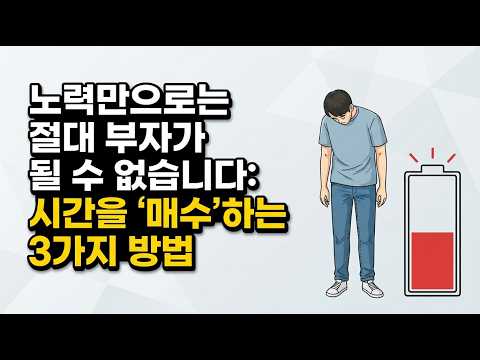부자들이 '시간'을 사기 위해 기꺼이 지불하는 3가지 비용