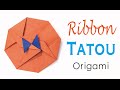 Origami Paper Ribbon Bow Tatou Envelope 🎀 Tutorial - Origami Kawaii〔#168〕