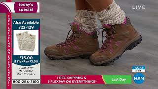 BEARPAW Ridgewood Suede Mid Hiker Boot NeverWet Technolo...
