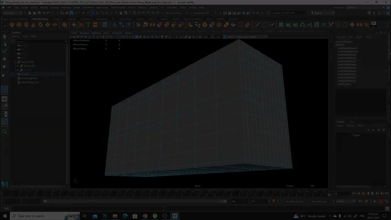 How to use th eMulticut and Insert Edgeloop tools in Maya YouTube