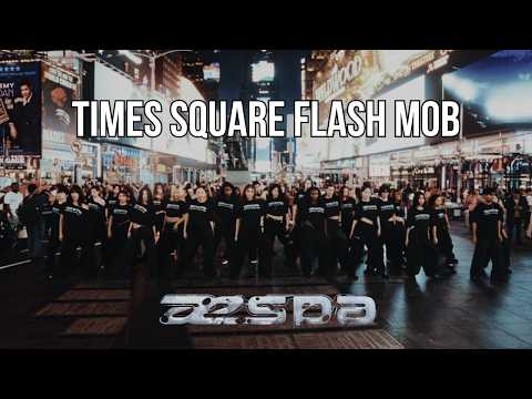 AESPA TIMES SQUARE FLASH MOB BY I LOVE DANCE