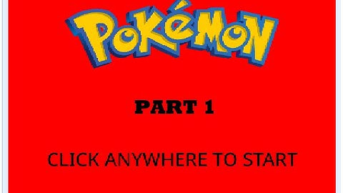 How to make a Pokémon game in Scratch | Part 1