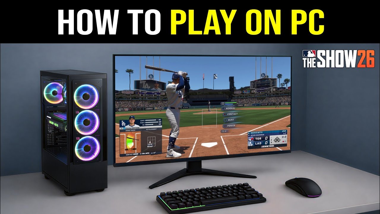 How to Play MLB The Show 26 on PC - YouTube
