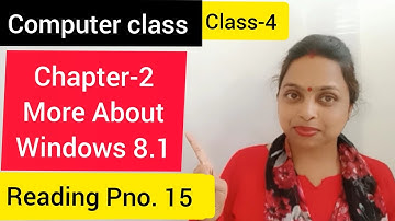 Reading /Chapter-2 More About Windows 8.1/Class-4/Computer/pno.15