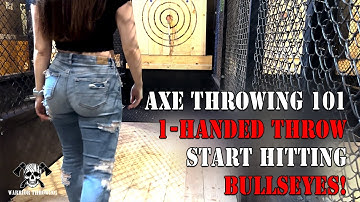 How to Throw an Axe With One Hand in 38 Seconds