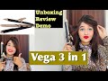 Unboxing// Review//demo // vega 3 in 1 hairstyler // honest review // AMAZON ||