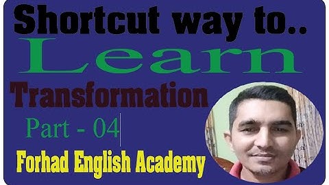 Transformation part 04