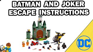 Lego Instructions - Batman And The Joker Escape - Dc - Lego Set 76138