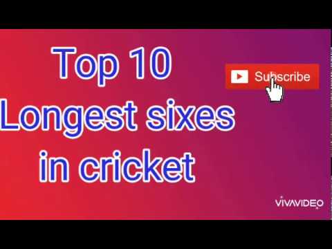Top 10 longest sixes in cricket history | by AAA Entertainment| - YouTube