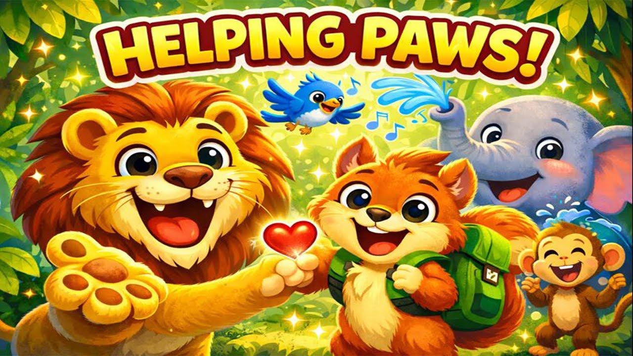 Helping Paws & Jungle Dance Party | Kids Songs About Friendship