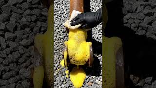Giving this old pipe a new life! #restoration #rust#aivideo #shorts