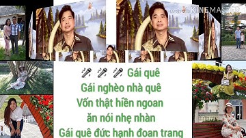 Karaoke Gái Quê (beat) Ngọc Sơn _ Hà Hưng