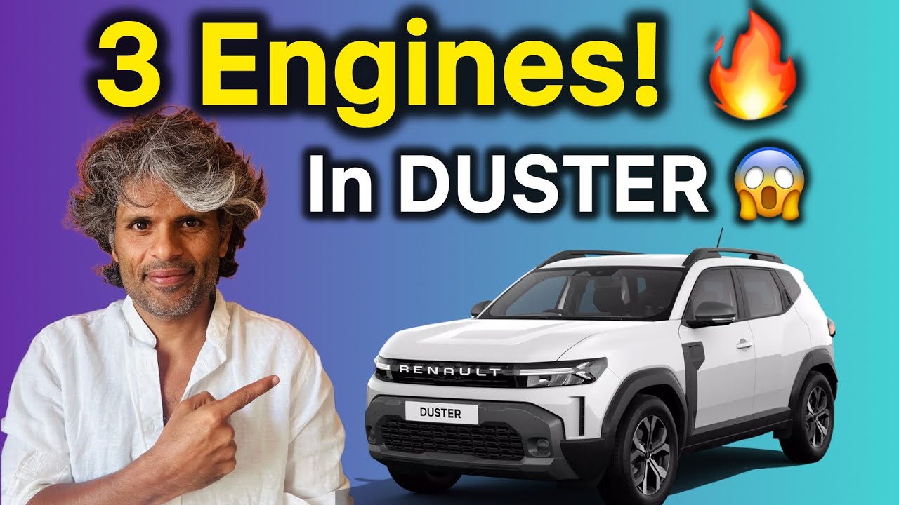 2026 Renault Duster Launched with 3 Engines 🔥 | Great News for Indian Buyers | Chandu Car Reviews |