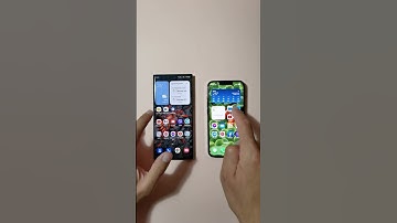 One Ui 5 Android 13 Animations VS iOS 16 Animations  #Shorts