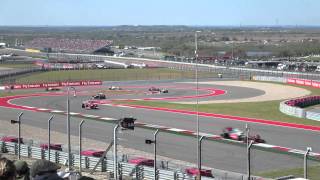 F1 US Grand Prix Austin 2013 - First Lap