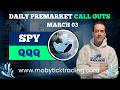 🚨 URGENT PRE-MARKET ALERT:  SPY &amp; QQQ Trade Setups!