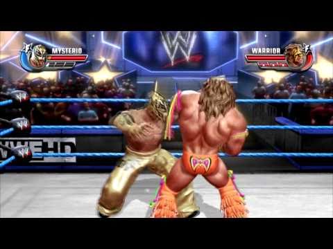 [HD] Let's Show - WWE Allstars Demo - Rey Mysterio vs. Ultimate Warrior