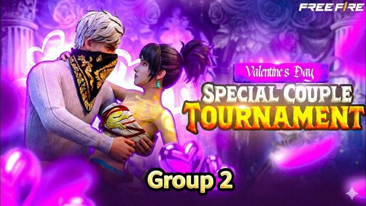 Valentine's Day Special Couple Tournament (Group2) നടത്തിയപ്പോൾ 🩷 Freefire Malayalam