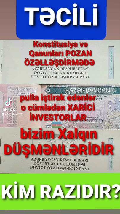 TƏCİLİ BİRLƏŞMƏK VAXTIDIR! FB da ÖZƏLLƏŞDİRMƏ ÇEKLƏRİ qrupunda- MİRAS ...