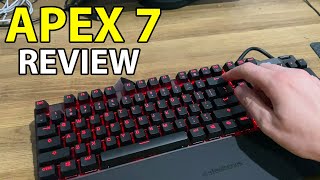 Steelseries Apex 7  Blue Switch Mechanical RGB Gaming Keyboard Review