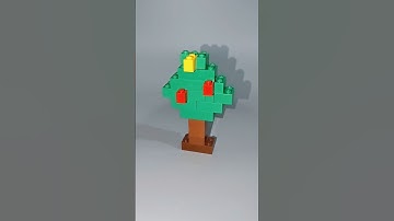 Lego Tree 🌳| Building Blocks Tree | Satisfying Diy #lego #asmr #shorts #shortvideo #easy #diy