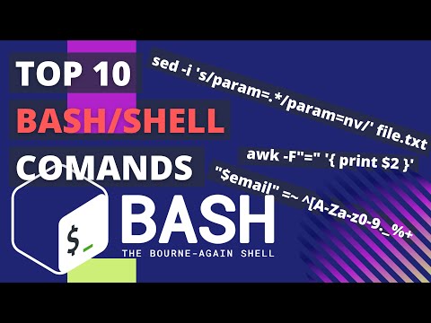 Bash Shell Scripting Advanced Tutorial - Top 10 Bash Commands