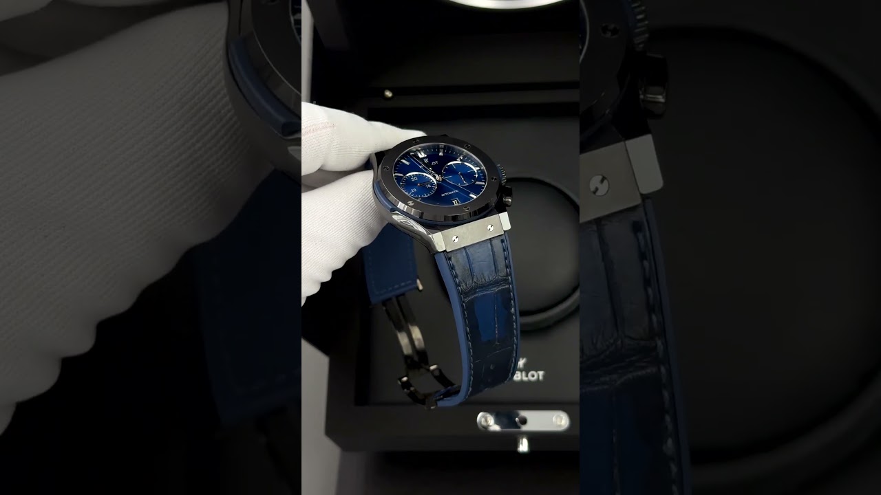 Buy Hublot Classic Fusion Ceramic Blue Dial Ref: 521.CM.7170.LR