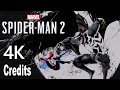 Spider-Man 2 PS5 Credits 4K