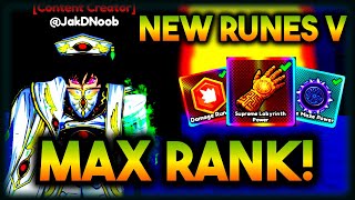 Download Lagu I Got The New SUPREME POWER, NEW RUNES V And Reached Rank 145 In Anime Eternal! MP3