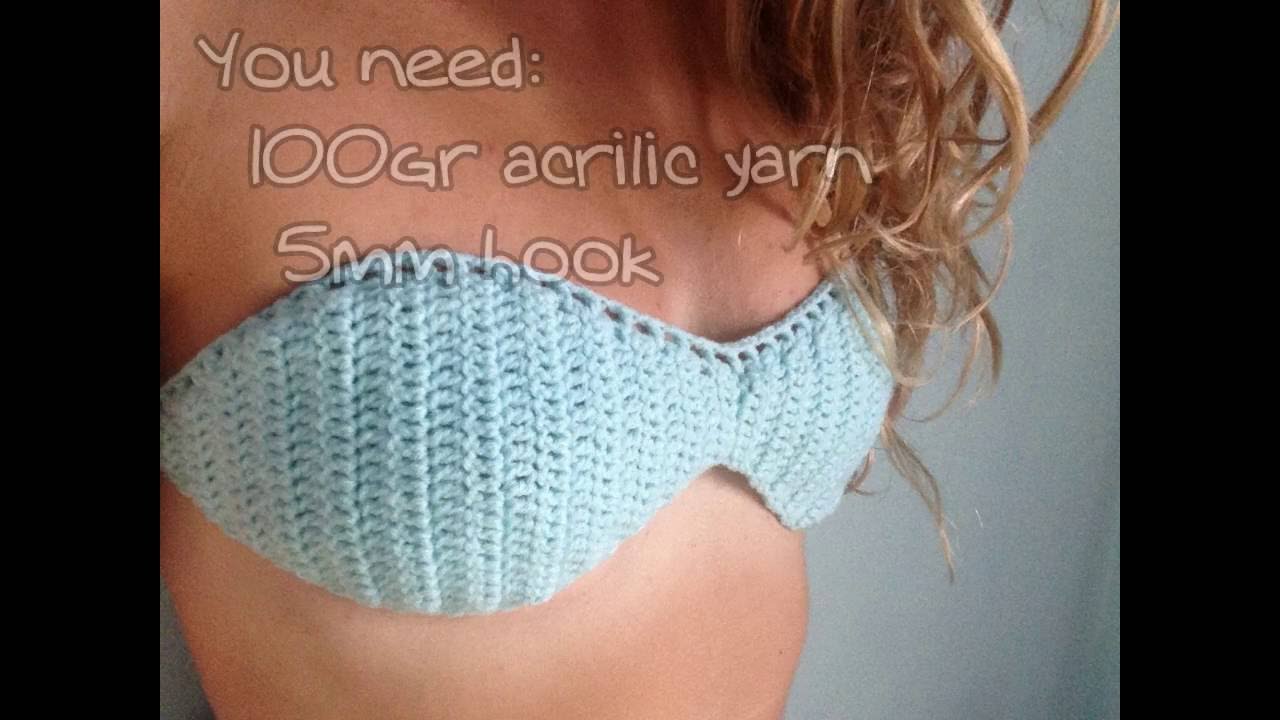 Crochet Bandeau Bikini Top