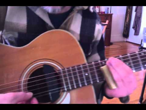 slide lesson 4: alternating triplets, slide guitar open d (broken down)