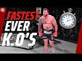 Counting Down The FASTEST Knockouts in Bellator History!⏰🥊 | Bellator MMA