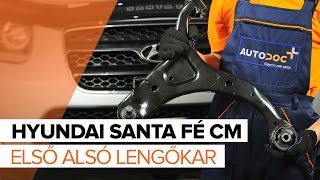 Hogyan cseréljünk Lengőkar, szett HYUNDAI SANTA FÉ II (CM) - video útmutató