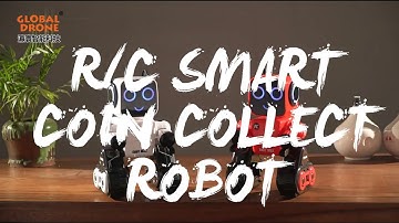 Global Drone GF-K3 Cady Wile Coin Collect Remote Control Robot! Gesture Control,Singing and Dancing!
