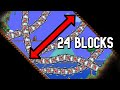 The mechanical bosses but the world is 24 blocks wide