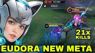 EUDORA BEST BUILD 2025 | TOP 1 GLOBAL EUDORA ~ MLBB