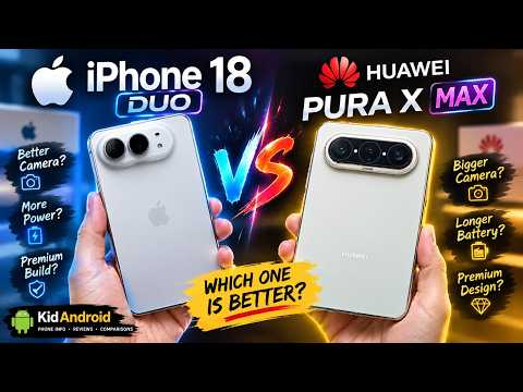 iPhone 18 Duo vs Huawei Pura X Max — THE Ultimate Flagship Battle! 😱📱