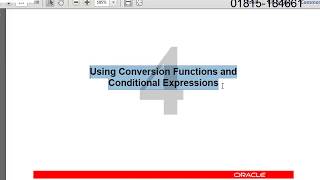 Oracle SQL 11g Tutorial in Bangla: Fundamentals#1 Lesson#4 Part#2